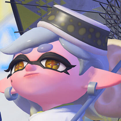 a cropped screenshot of marie smiling at someone off-camera.
